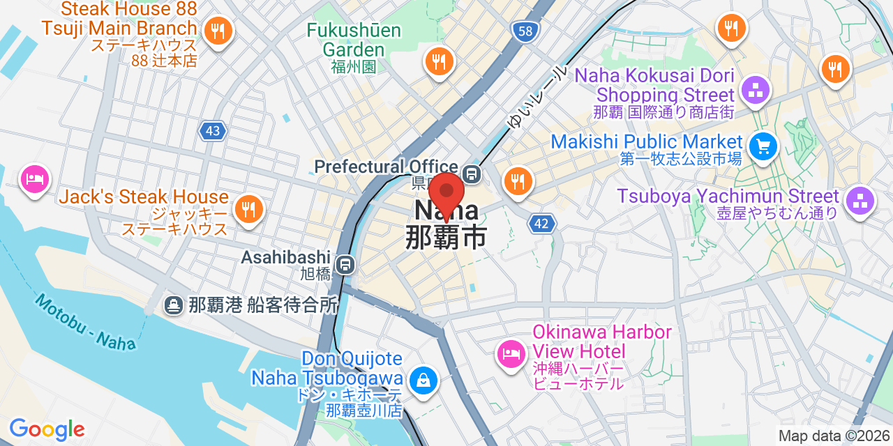 Map of Naha, Okinawa